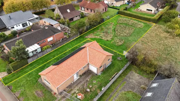 Rustig gelegen bouwgrond (913m²) nabij het Hannecartbos.